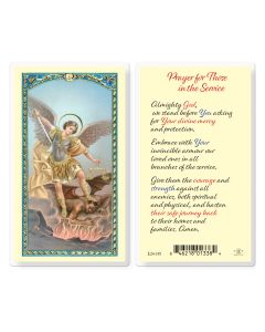 Prayer for Those in the Service Holy Card
