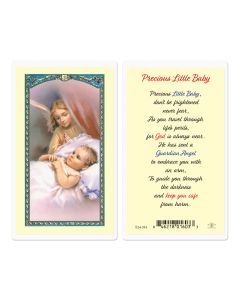 Precious Little Baby Holy Card