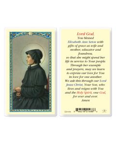 Prayer to Saint Elizabeth Seton Holy Card
