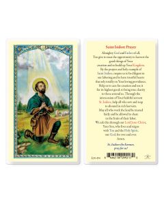 Saint Isidore the Farmer Holy Card