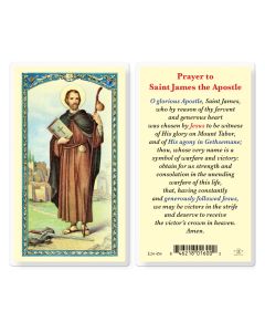 Prayer to Saint James Holy Card