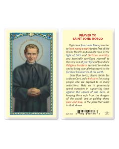 Saint John Bosco Holy Card