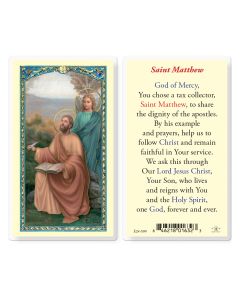 Saint Matthew Holy Card