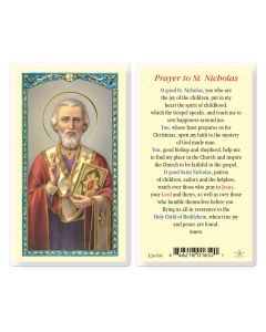 Saint Nicholas Holy Card