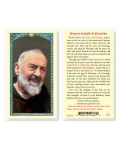 Saint Pio of Pietrelcina Holy Card