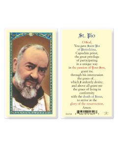 Saint Pio Holy Card