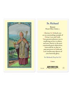 Saint Richard Holy Card