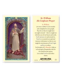Saint William Holy Card