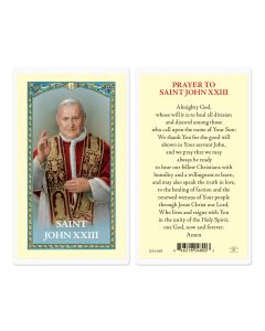 Saint John XXIII Holy Card