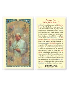 Saint John Paul II Holy Card