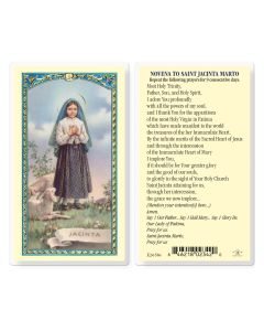 Saint Jacinta Marto Laminated Holy Card