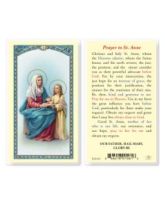 Saint Anne Holy Card