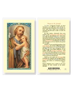 Saint Joseph Holy Card