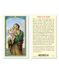 Saint Joseph 50th Year of Our Lord Holy Card
