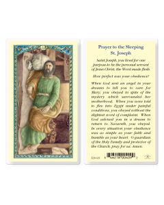 Saint Joseph Sleeping Holy Card