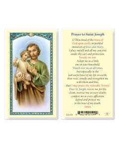 Saint Joseph Holy Card