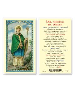 Saint Patrick Hail Glorious Holy Card