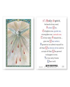Holy Spirit Prayer Confirmation Holy Card