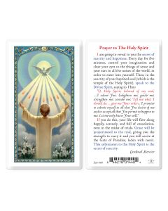Confirmation Holy Spirit Prayer Holy Card