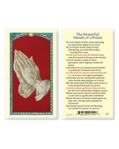 Beautiful Hands of a Priest Holy Card