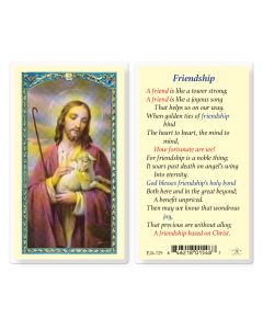 Friendship Holy Card
