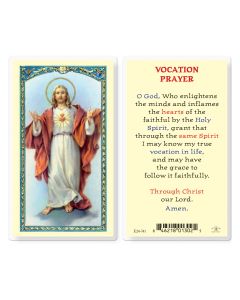 Vocation Prayer Holy Card