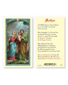 Prayer for Mother Holy Card