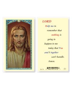 Lord Help Me to Remember Holy Card