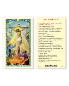 One Single Soul Holy Card