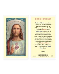 Passion of Christ Holy Card