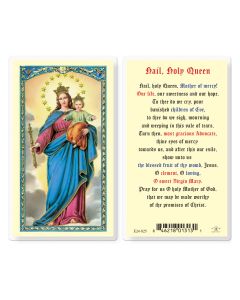 Hail Holy Queen Holy Card
