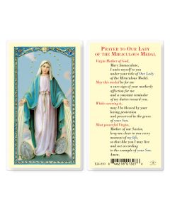 Our Lady of the Miraculous Medal Holy Card