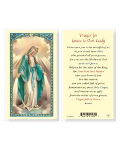 Prayer for Grace Holy Card