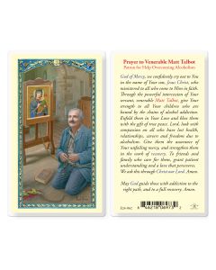 Matt Talbot Holy Card