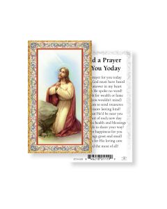 I Said A Prayer For You Today Holy Card