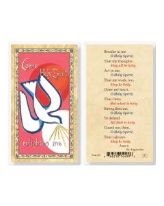 Confirmation-Holy Spirit Breath Laminated Holy Card. Inc. of 25