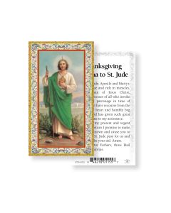 Thanksgiving Novena to St. Jude Holy Card