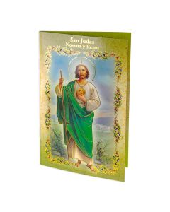 3 3/4" x 6" Spanish Saint Jude Novena Book