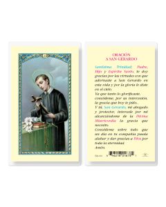 Oracion a San Gerardo Majella Holy Card