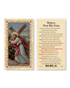 Splinters From Cross Laminated Holy Card. Inc. of 25