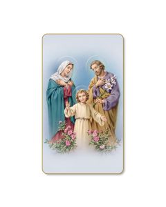 Holy Family Holy Card