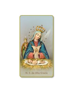 Nuestra Senora De Altagracia Holy Card