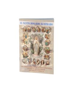 The Holy Rosary Illustrated Book in Spanish
