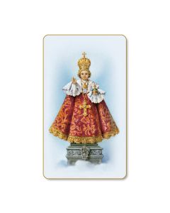 Infant of Prague Holy Card