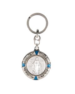 Our Lady of Grace Medal Keychain
