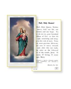 Hail Holy Queen Holy Card 