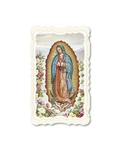 Our Lady of Guadalupe Holy Card