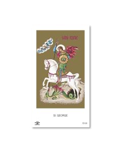 St. George Holy Card