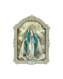 9" Cathedral 3D Plaque Lady of Grace