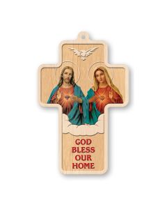 House Blessing Laser Cut Wood Cross